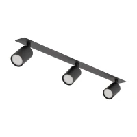 Recessed ceiling light NEX 3xGU10, black, adjustable - Image 2