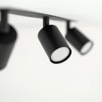 Recessed ceiling light NEX 3xGU10, black, adjustable - Image 3