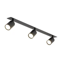 Recessed ceiling light NEX 3xGU10, black, adjustable - Image 4