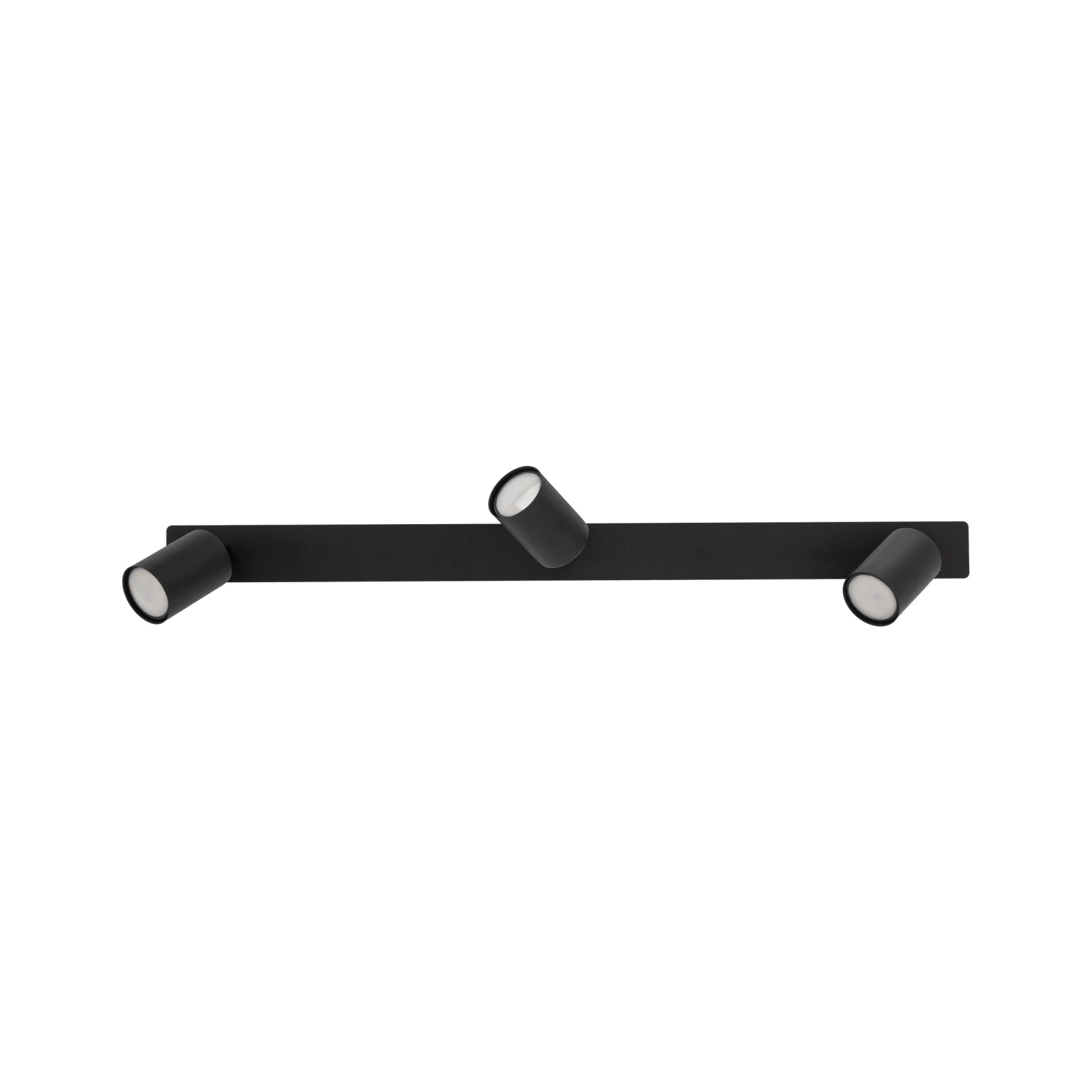 Recessed ceiling light NEX 3xGU10, black, adjustable
