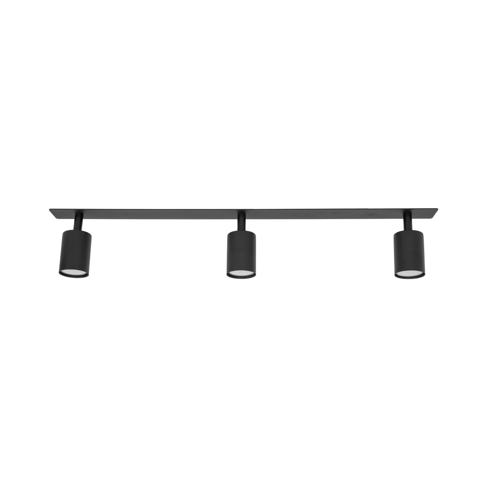 Recessed ceiling light NEX 3xGU10, black, adjustable