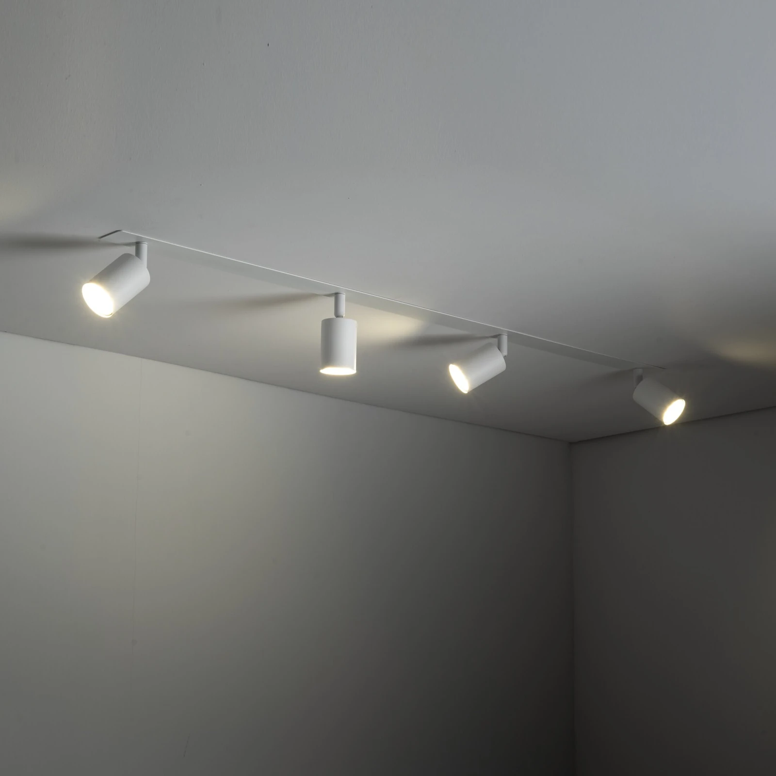 Recessed ceiling light NEX 4xGU10, white, adjustable