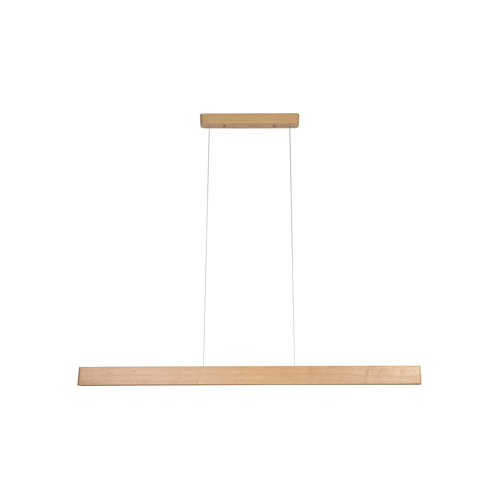 Pakabinamas LED šviestuvas PRIMA WOOD 24 W, natūralus medis