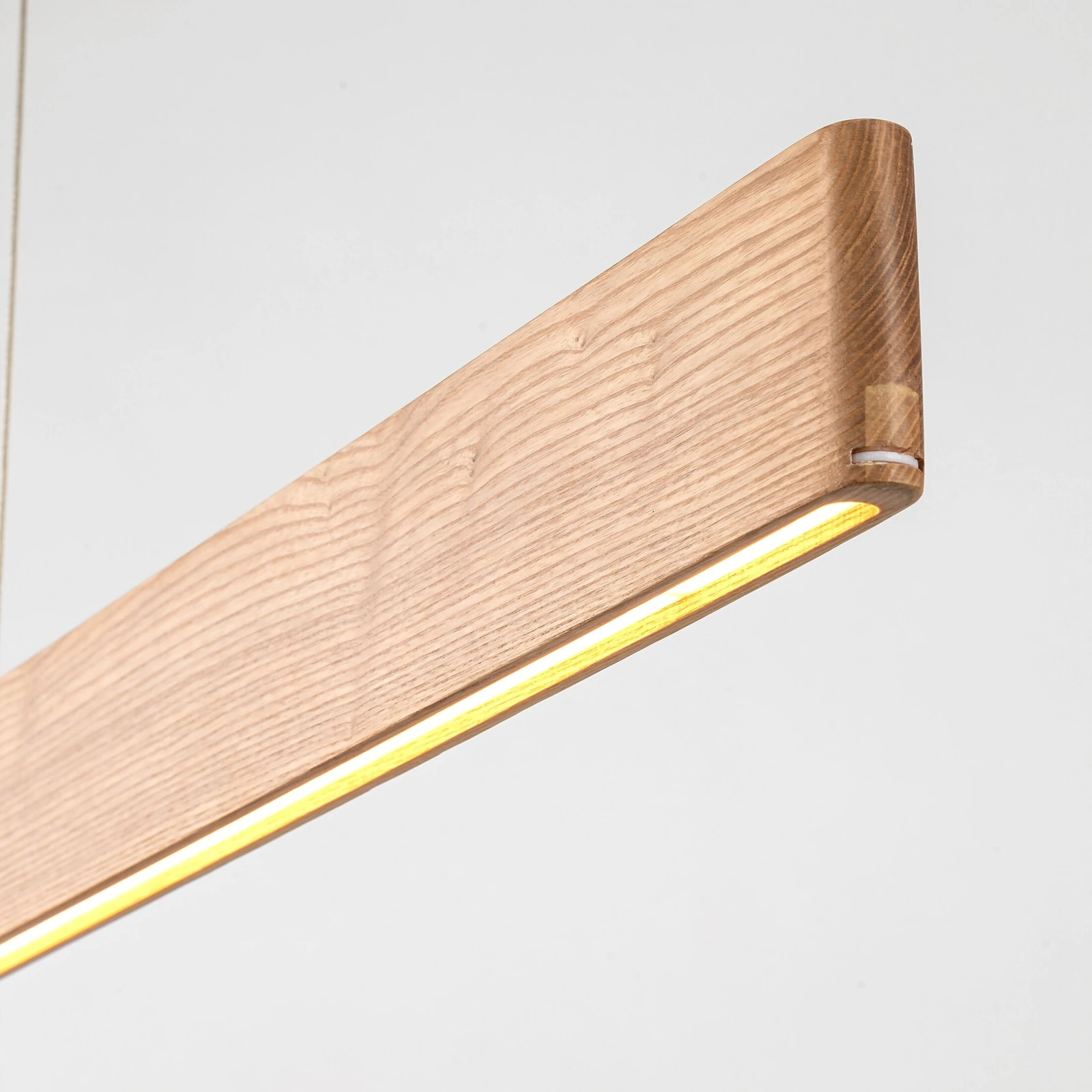 Pakabinamas LED šviestuvas PRIMA WOOD 24 W, natūralus medis