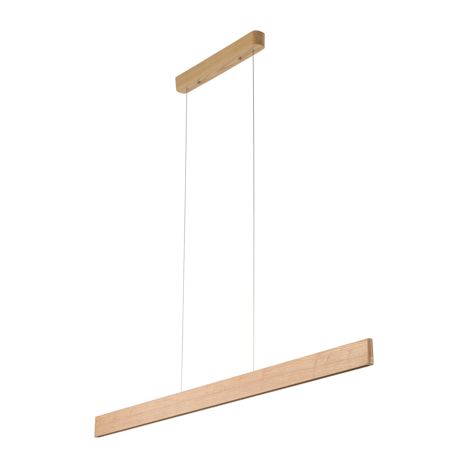 Pakabinamas LED šviestuvas PRIMA WOOD 24 W, natūralus medis