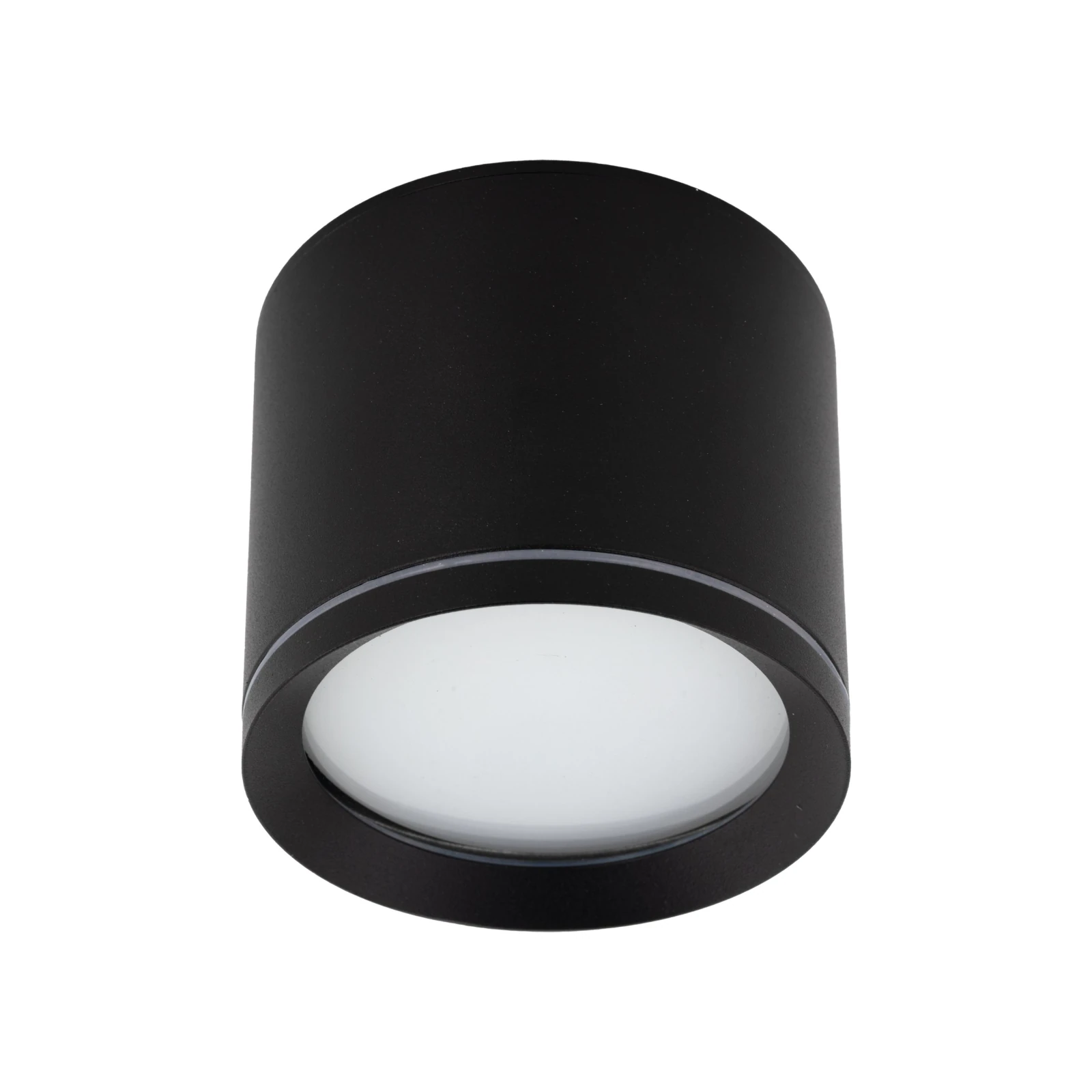 Ceiling light 11 W – cylindrical, black, GX53