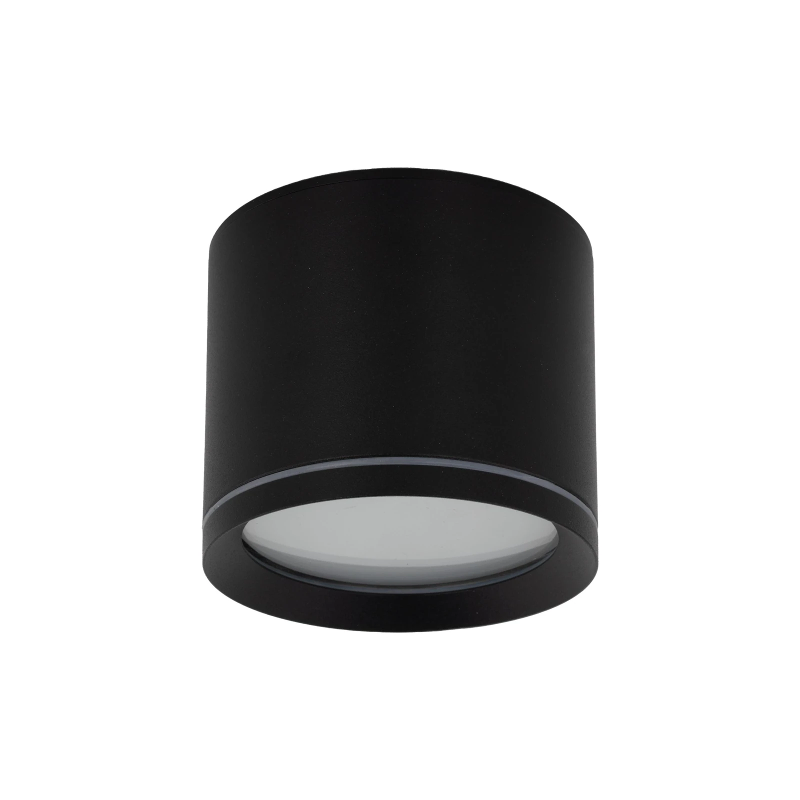 Ceiling light 11 W – cylindrical, black, GX53
