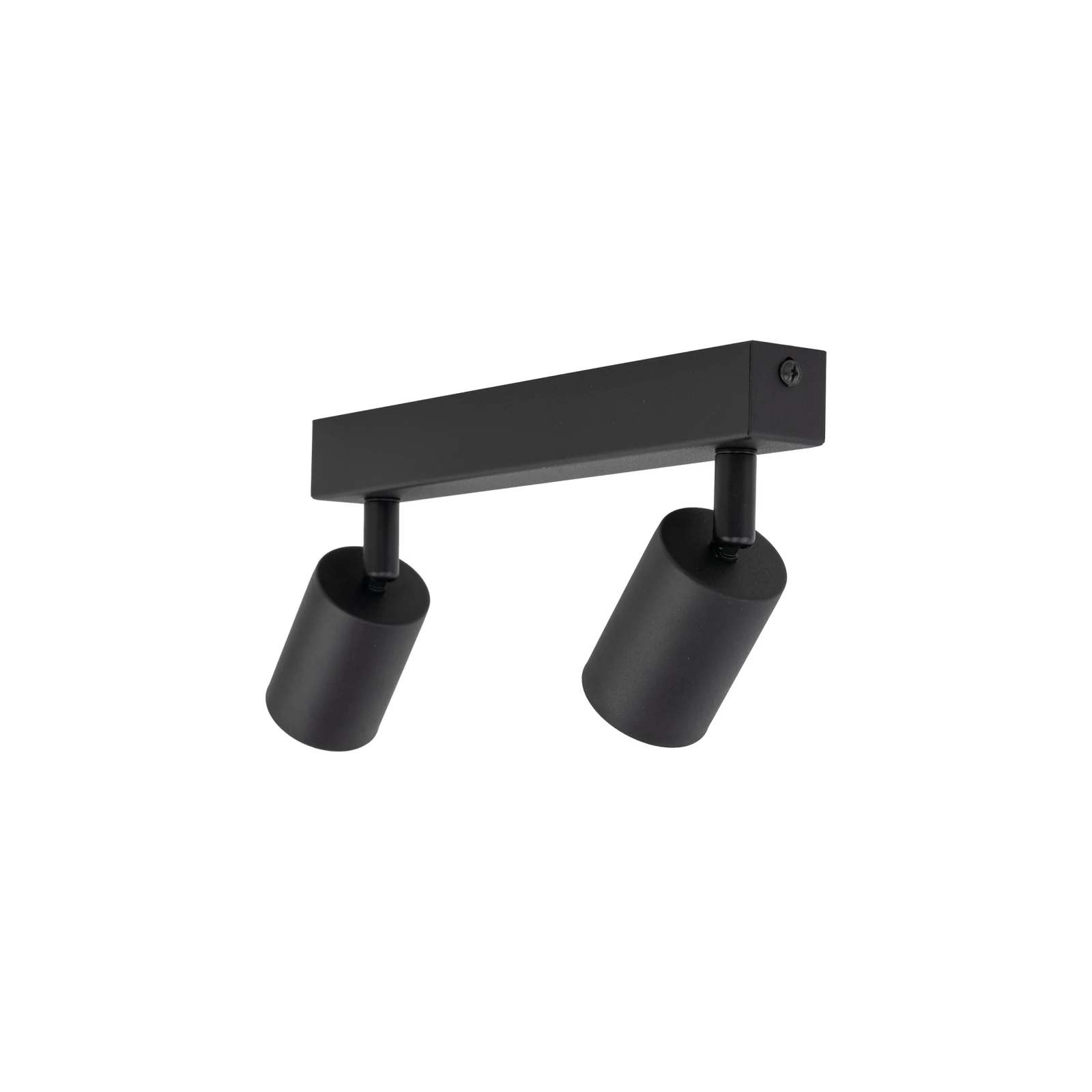 NEX ceiling light 2xGU10 – linear, black, adjustable