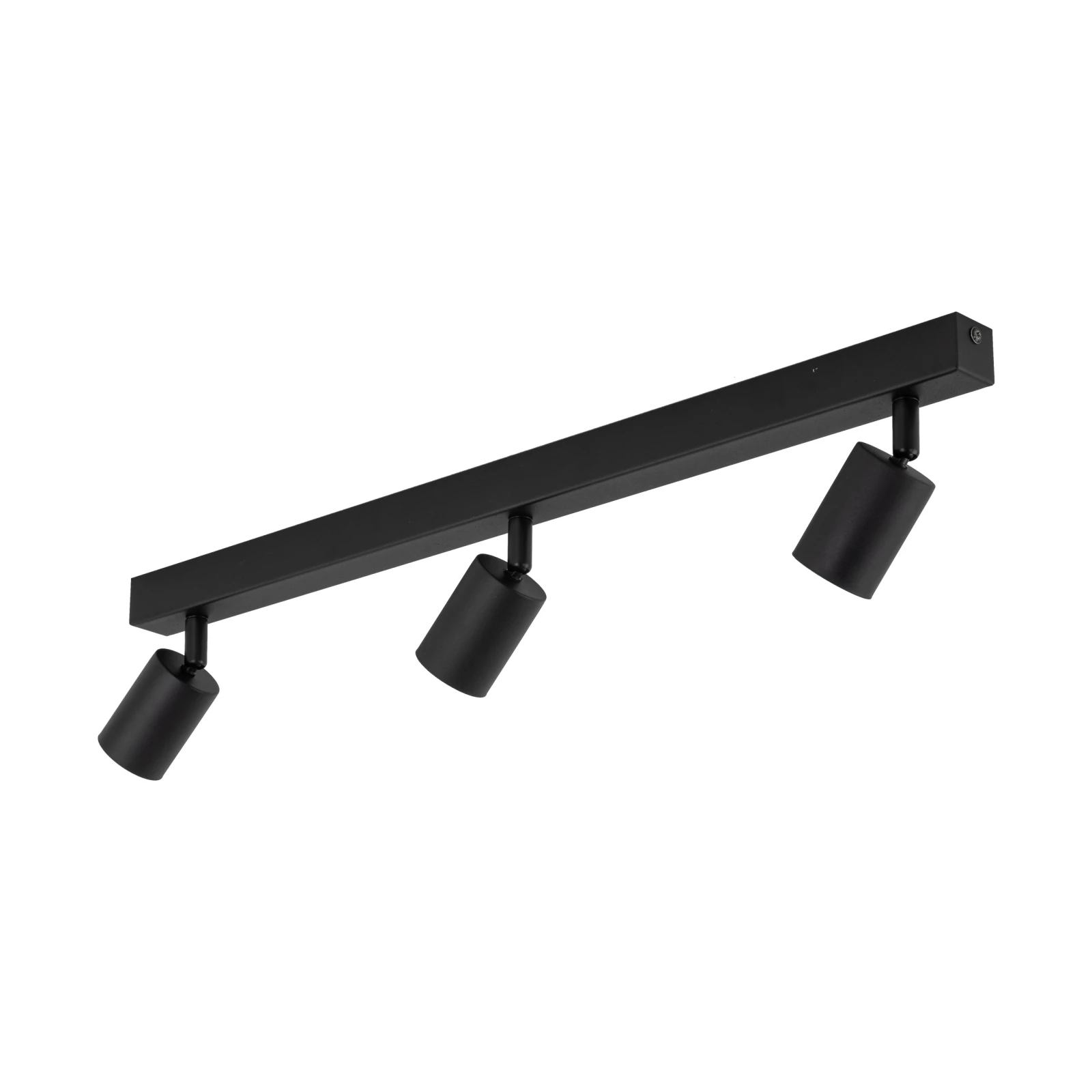 NEX ceiling light 3xGU10 – linear, black, adjustable