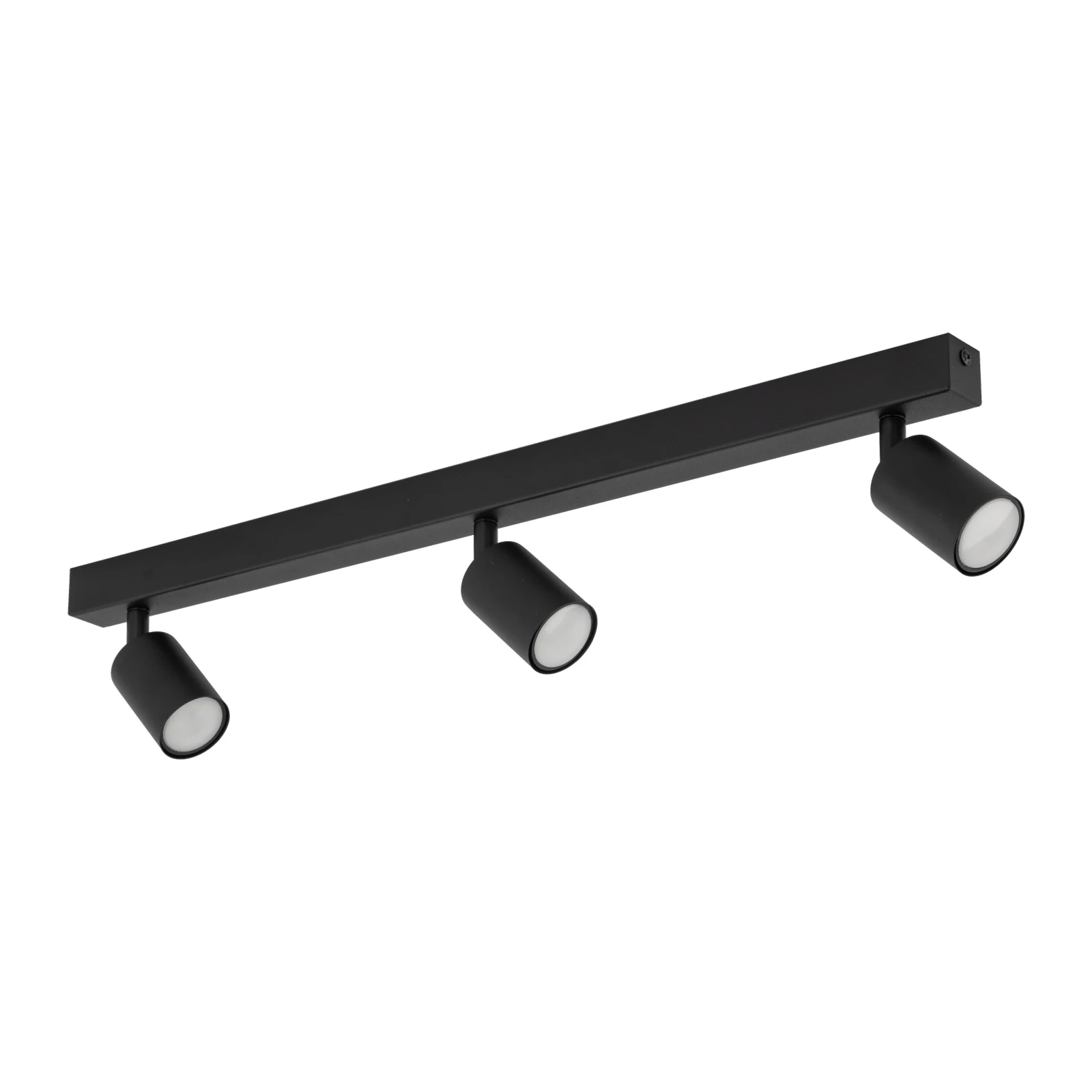 NEX ceiling light 3xGU10 – linear, black, adjustable