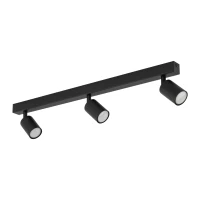NEX ceiling light 3xGU10 – linear, black, adjustable - Image 1