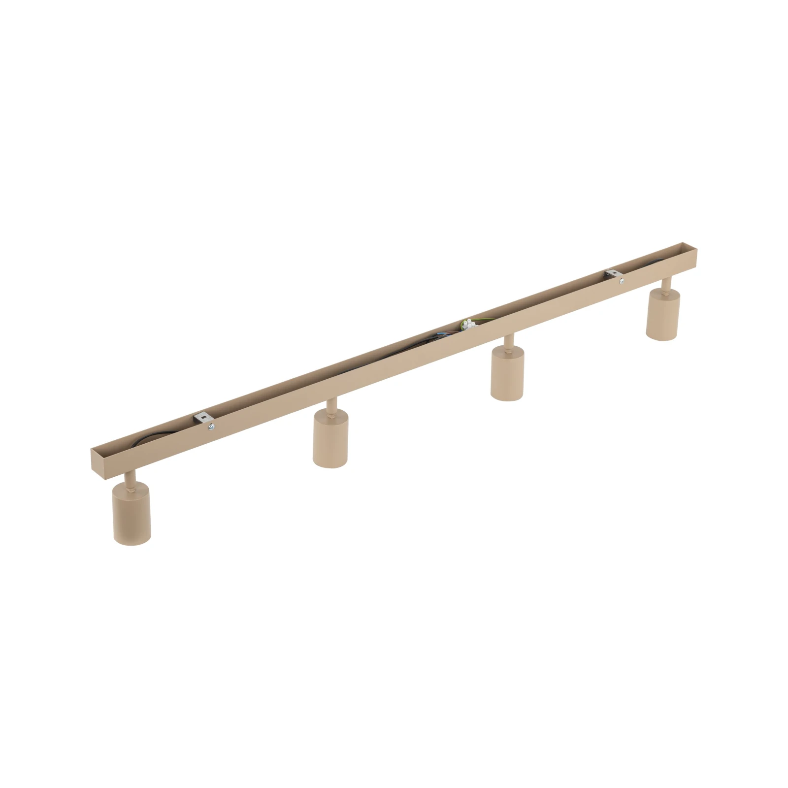 Ceiling light 4xGU10 – linear, beige, adjustable