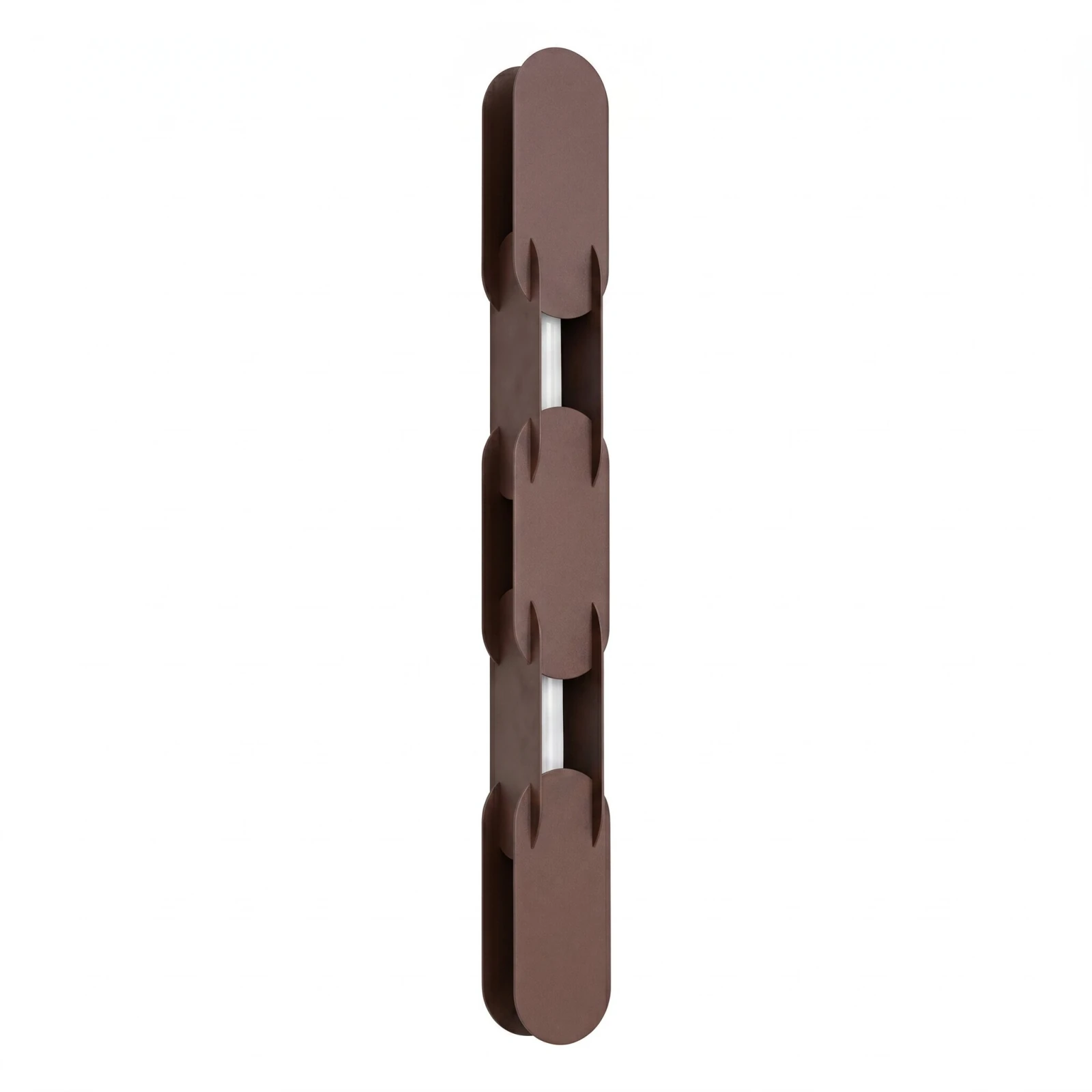 Wall lamp 91 cm – linear, brown, DALI dimmable