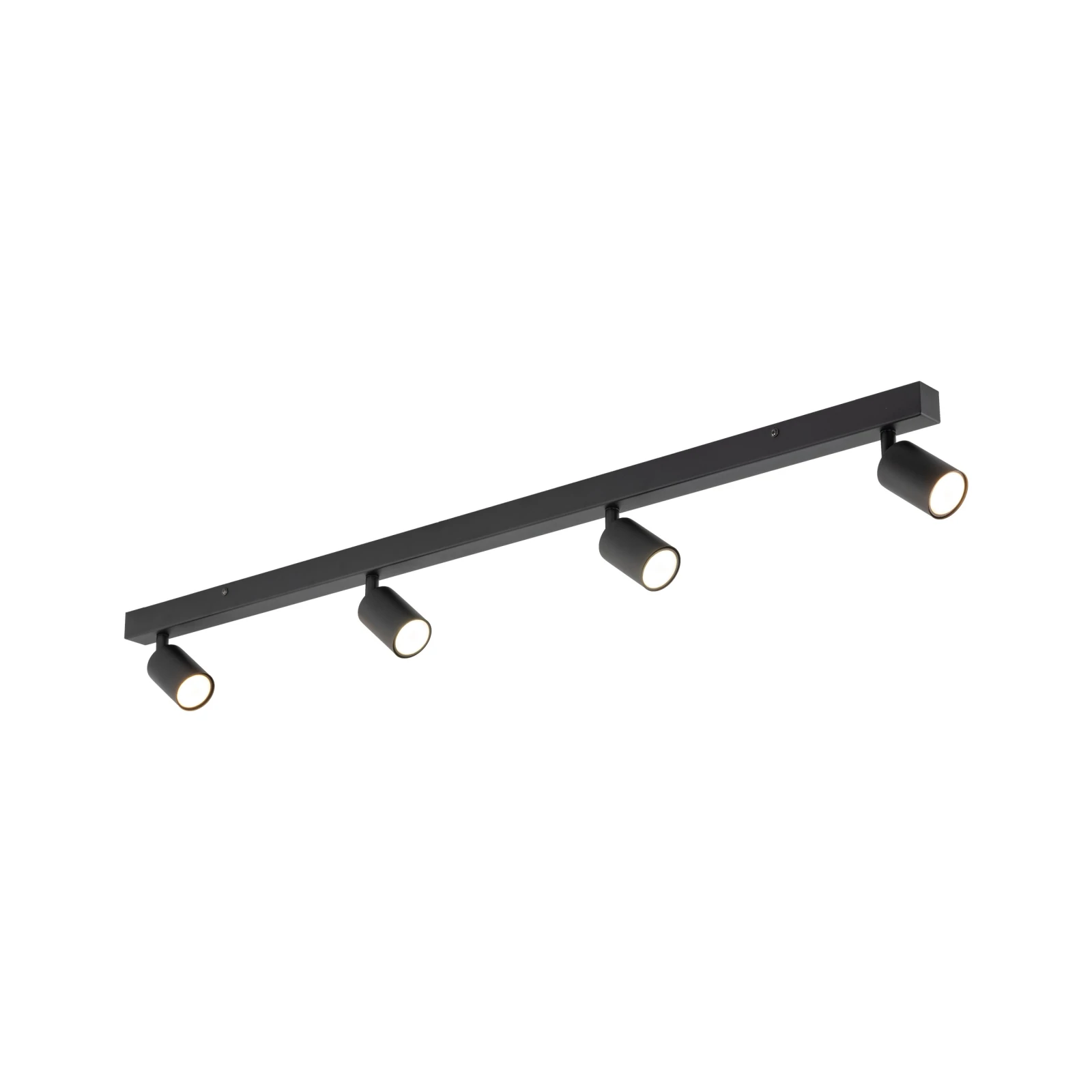 NEX ceiling light 4xGU10 – linear, black, adjustable