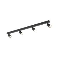 NEX ceiling light 4xGU10 – linear, black, adjustable - Image 3