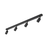 NEX ceiling light 4xGU10 – linear, black, adjustable - Image 5