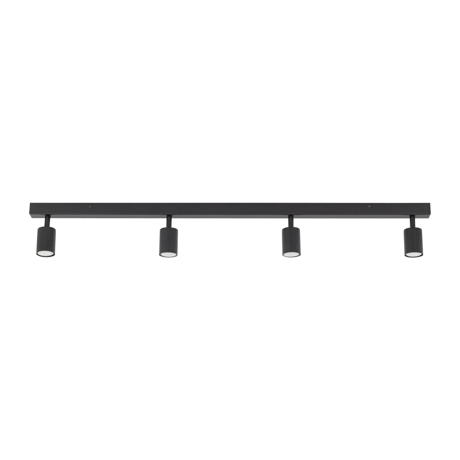 NEX ceiling light 4xGU10 – linear, black, adjustable