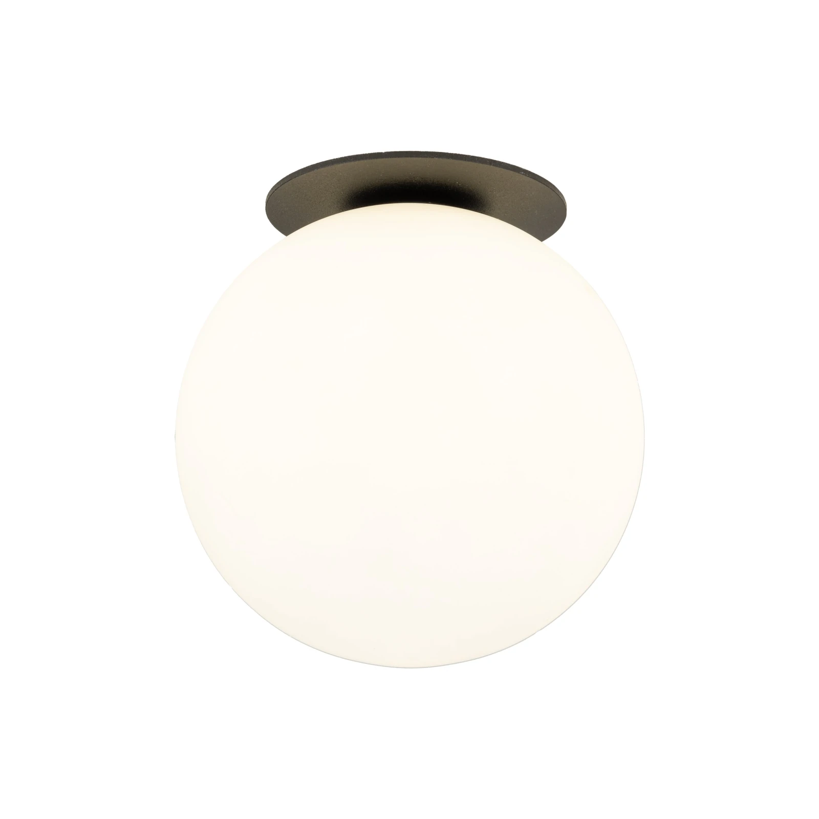 Wall light 1xG9 – round, black and white, recessed