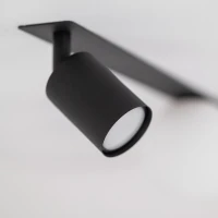 Ceiling light 3xGU10/G9 – linear, black and white, 57 cm - Image 3