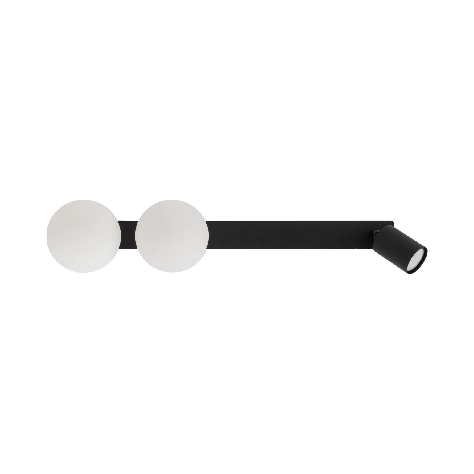 Ceiling light 3xGU10/G9 – linear, black and white, 57 cm
