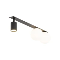 Ceiling light 3xGU10/G9 – linear, black and white, 57 cm - Image 5