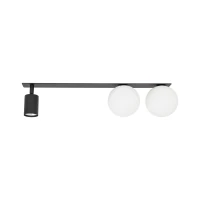 Ceiling light 3xGU10/G9 – linear, black and white, 57 cm - Image 8