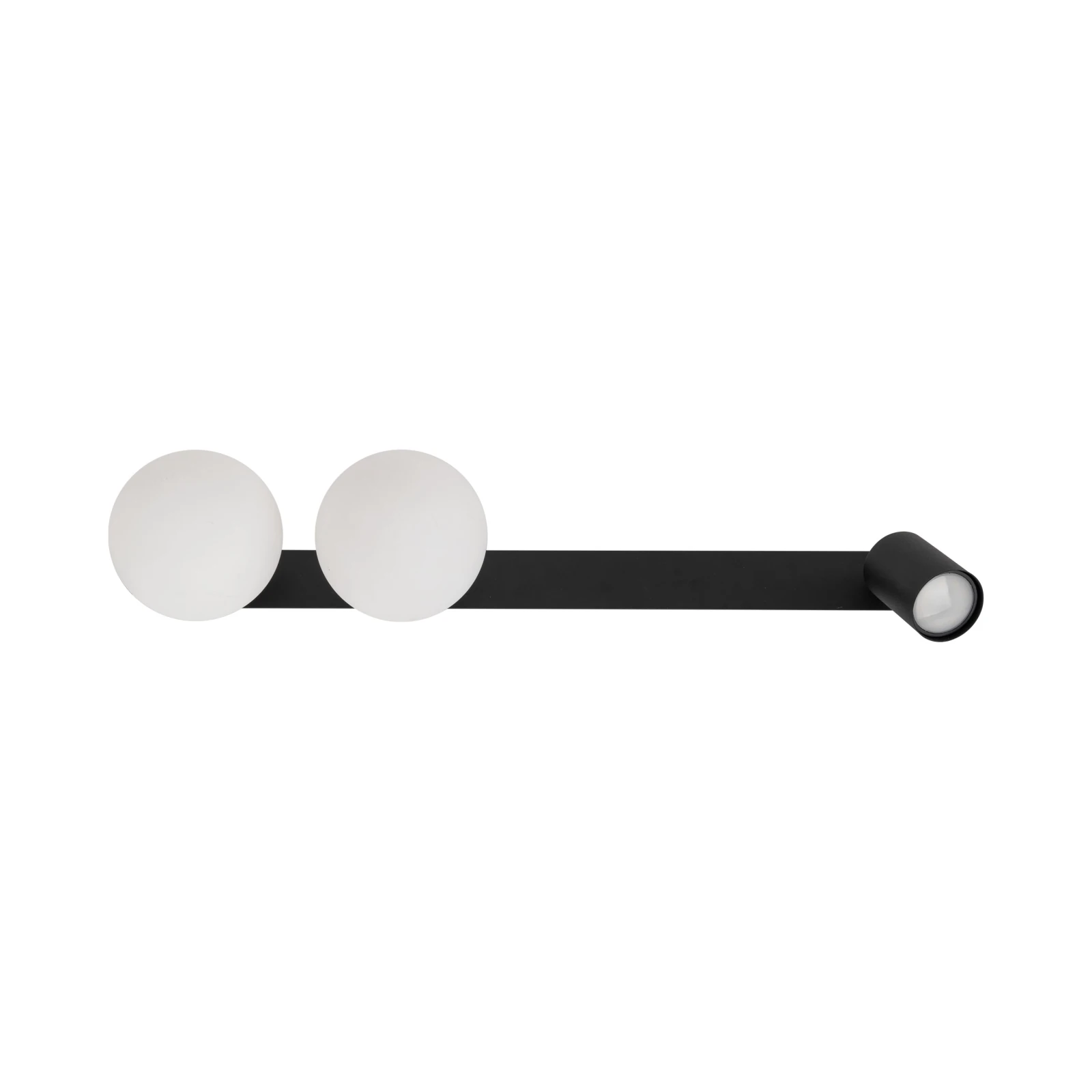 Ceiling light 3xGU10/G9 – linear, black and white, 57 cm