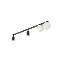 Ceiling light 4xGU10/G9 – linear, black and white, 102 cm - Image 3