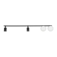 Ceiling light 4xGU10/G9 – linear, black and white, 102 cm - Image 6