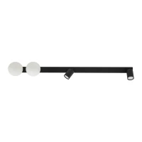 Ceiling light 4xGU10/G9 – linear, black and white, 102 cm - Image 7