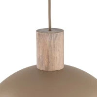 Pakabinamas šviestuvas OSLO, E27, smėlio spalvos - Nuotrauka 4