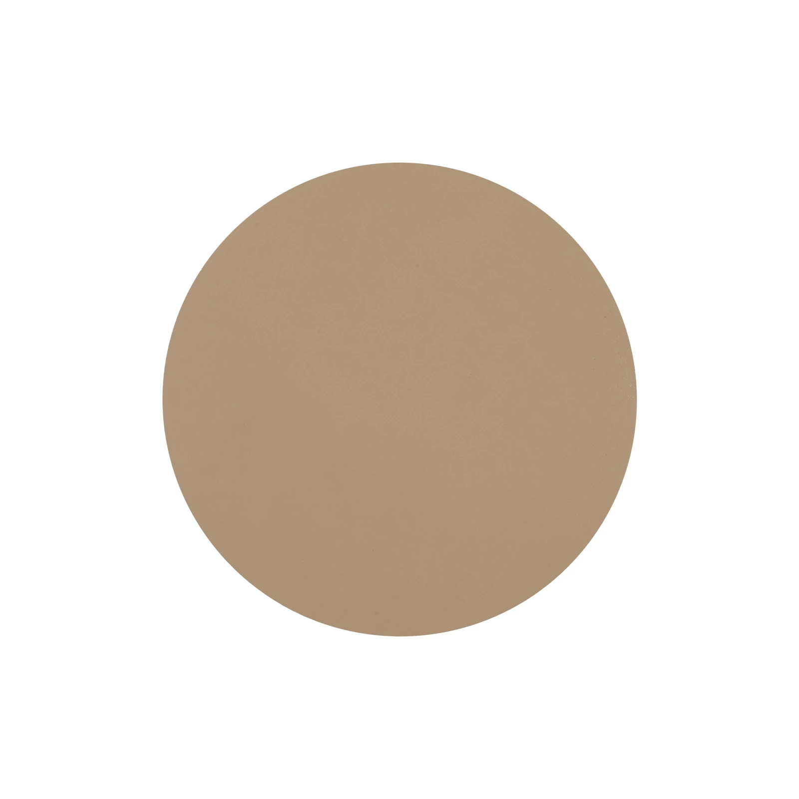 Wall light 20 cm – G9 round disc, beige finish