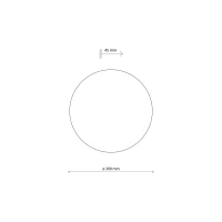 Wall light 30 cm – G9 round disc, beige finish - Image 7