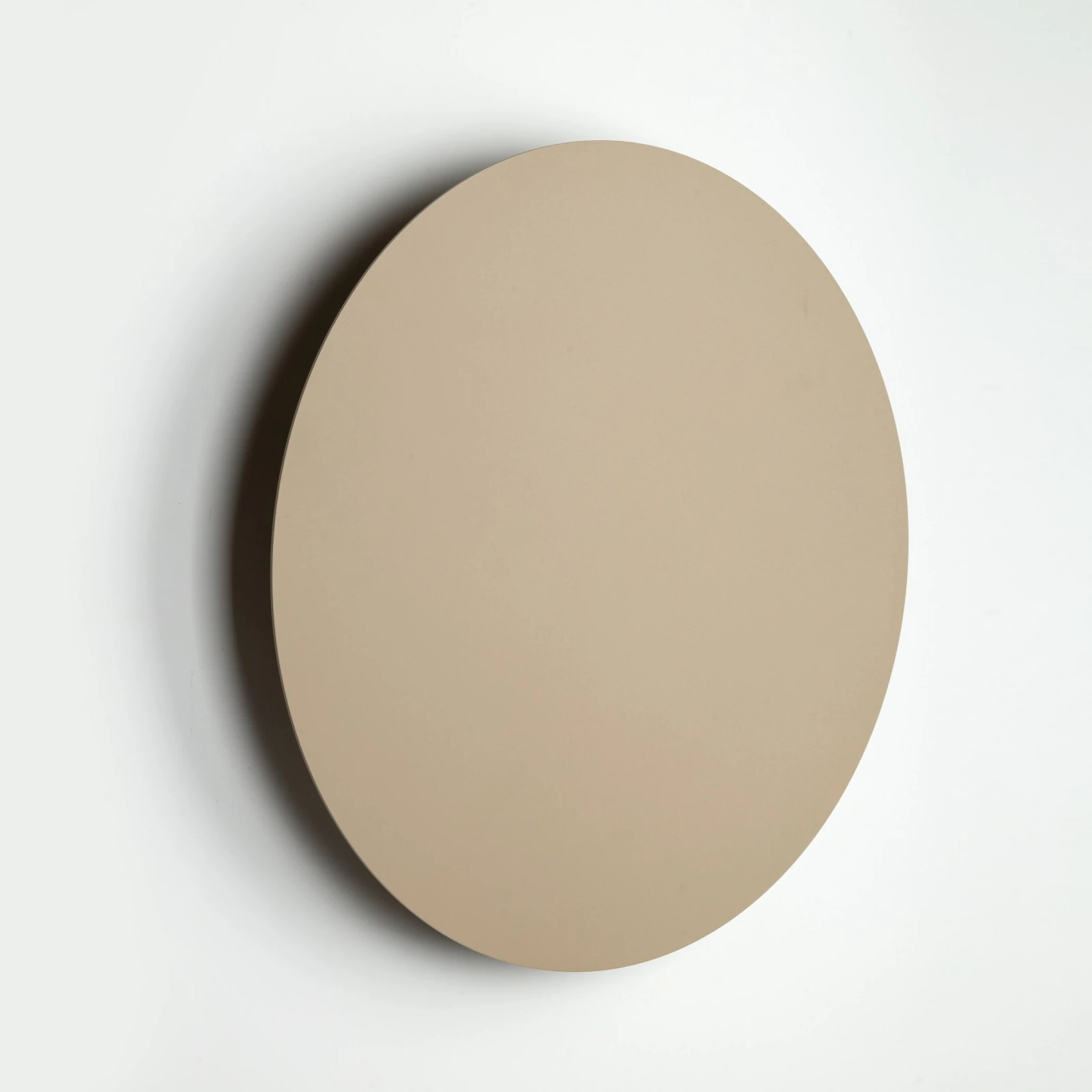 Wall light 40 cm – round, beige, decorative glow