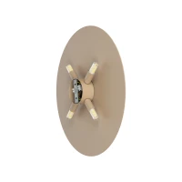 Wall light 40 cm – round, beige, decorative glow - Image 7