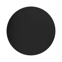 Apvalus sieninis šviestuvas Ø40 cm, juodas - Nuotrauka 2