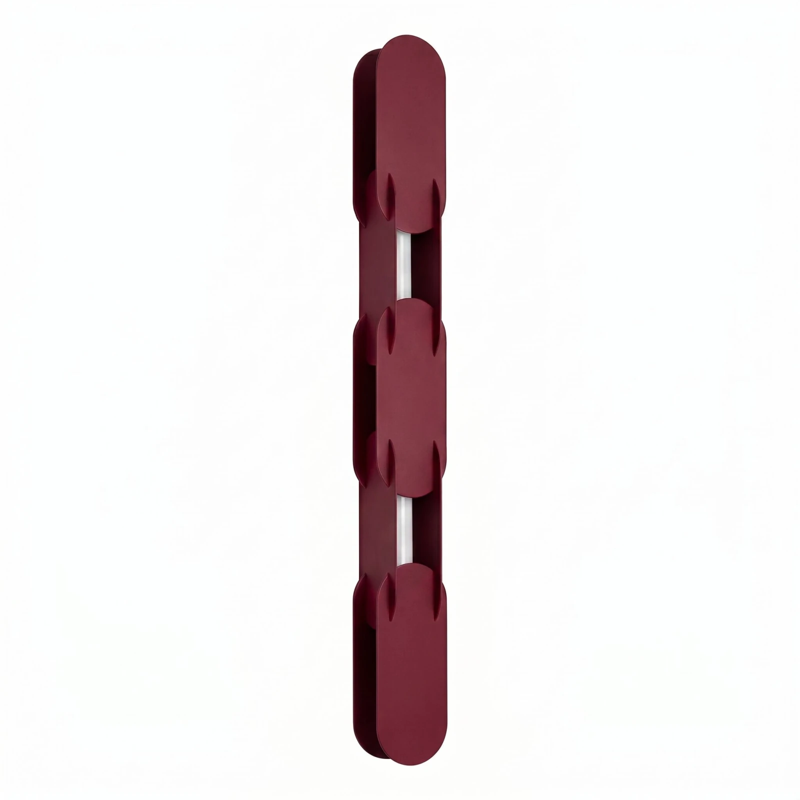 Wall lamp 91 cm – linear, burgundy, DALI dimmable