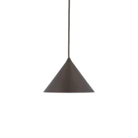 Pendant light 15 W – conical, brown, compact - Image 7