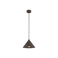 Pendant light 15 W – conical, brown, compact - Image 8