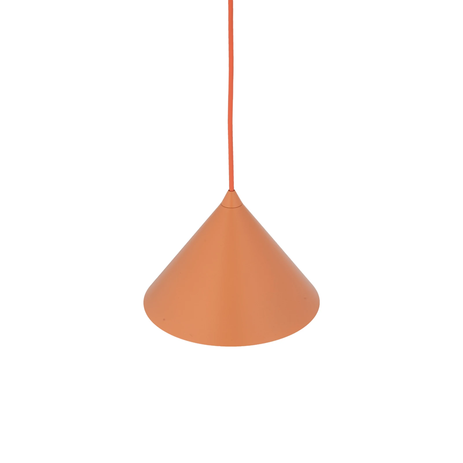 CONO S pendant light 15 W – cone shade, salmon beige, E27