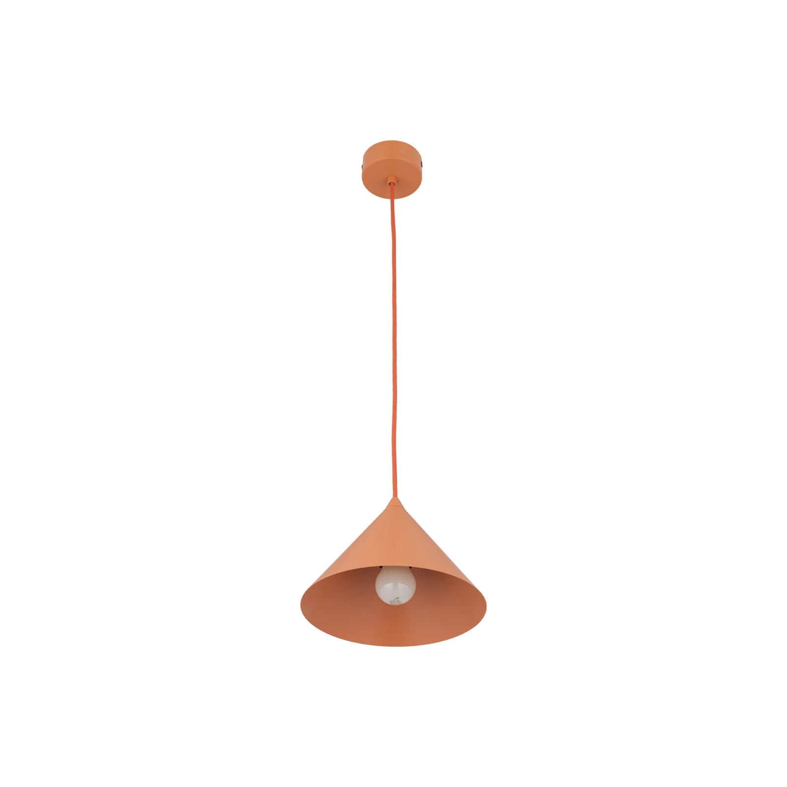 CONO S pendant light 15 W – cone shade, salmon beige, E27
