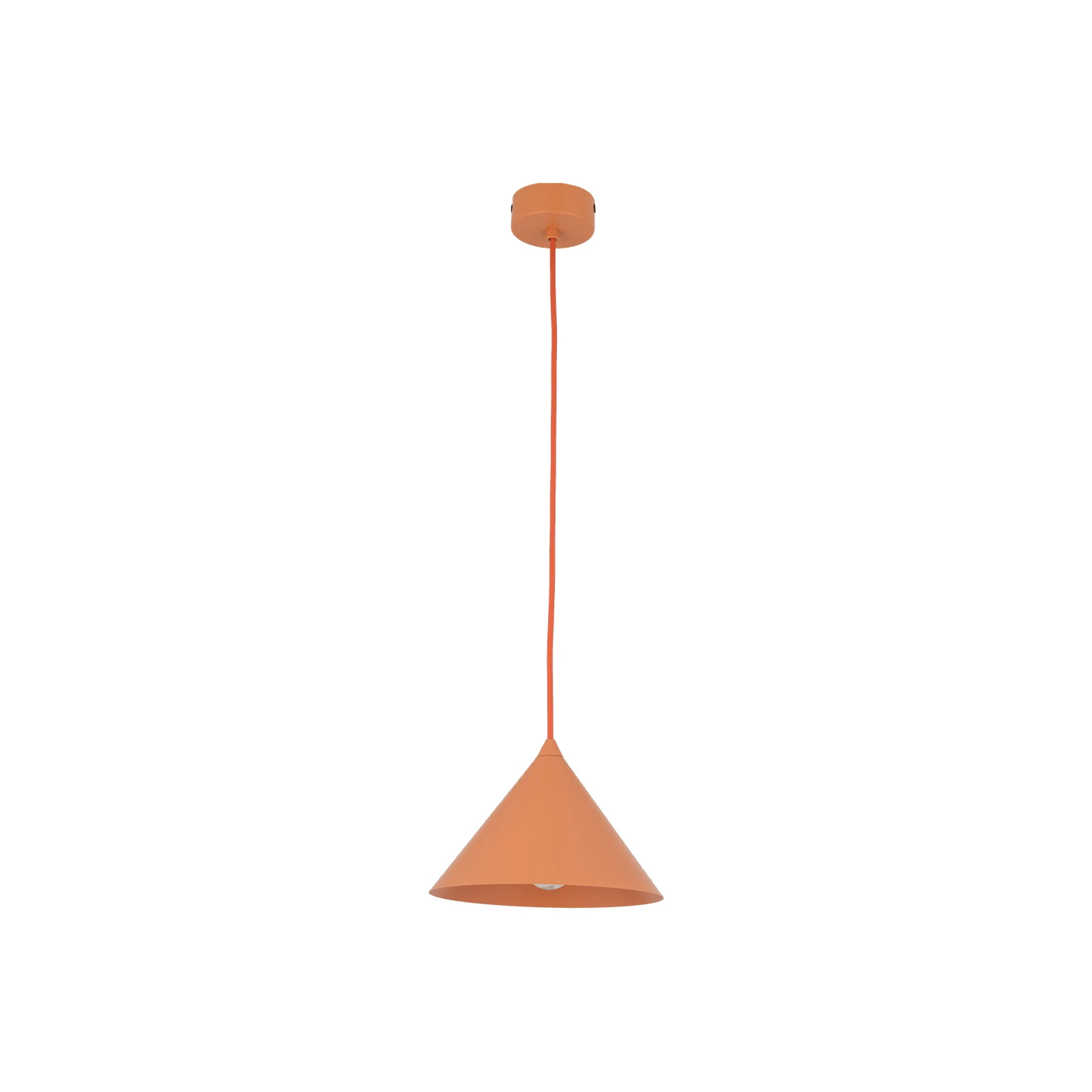 CONO S pendant light 15 W – cone shade, salmon beige, E27