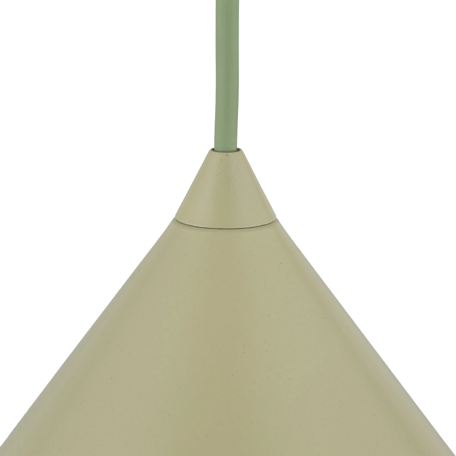 Pendant light S – conical, pistachio, E27