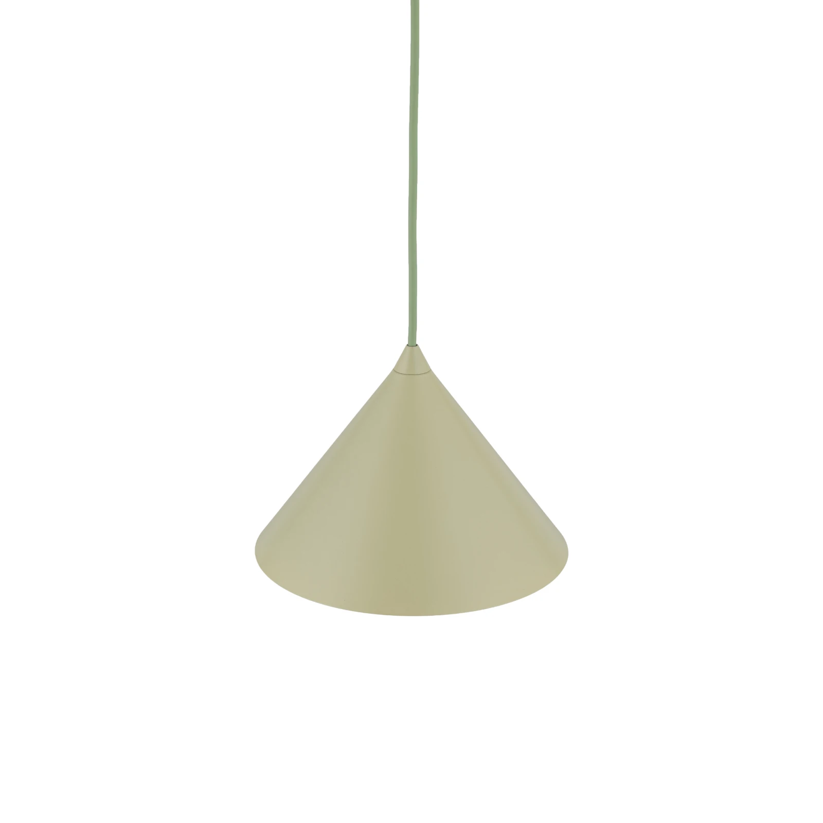 Pendant light S – conical, pistachio, E27