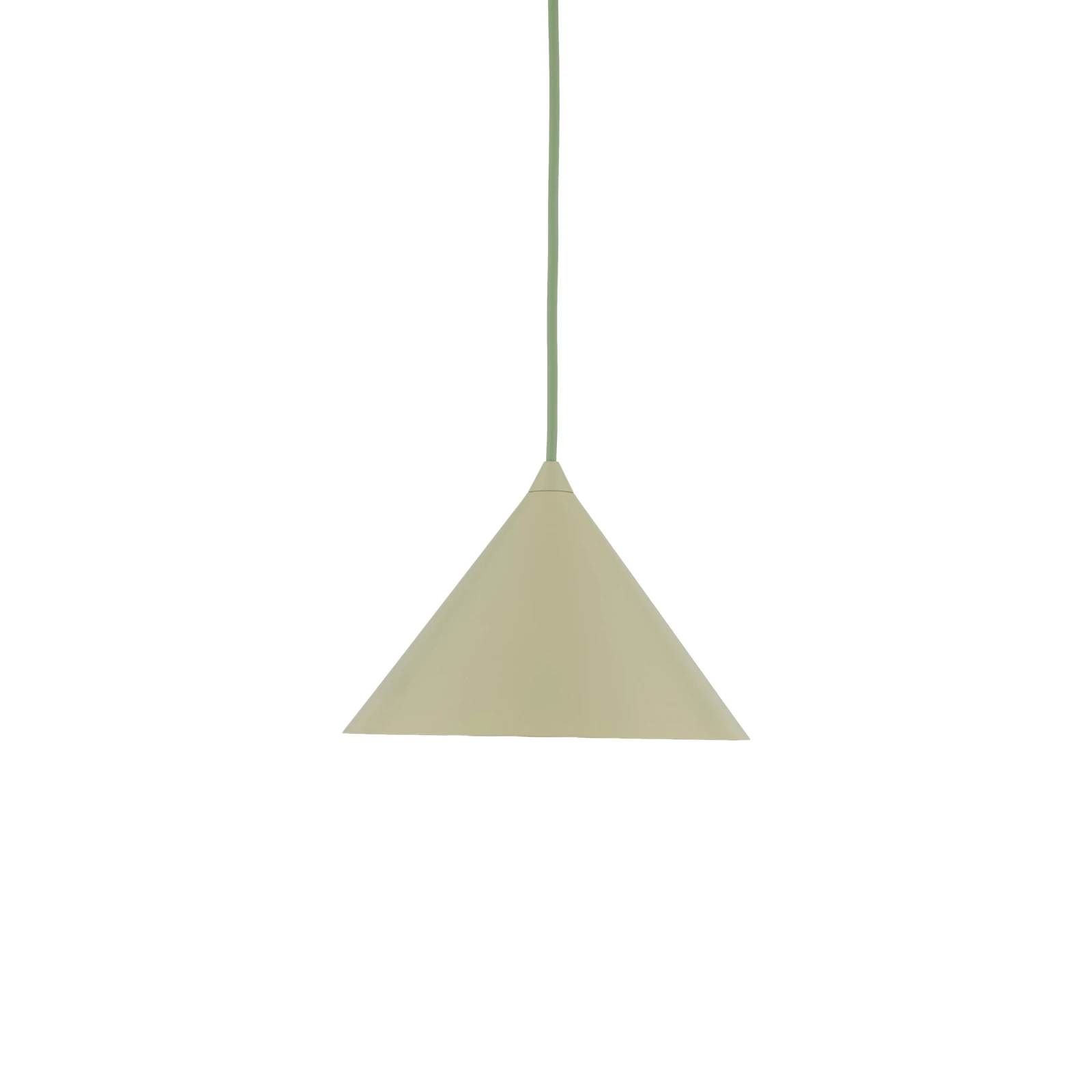 Pendant light S – conical, pistachio, E27