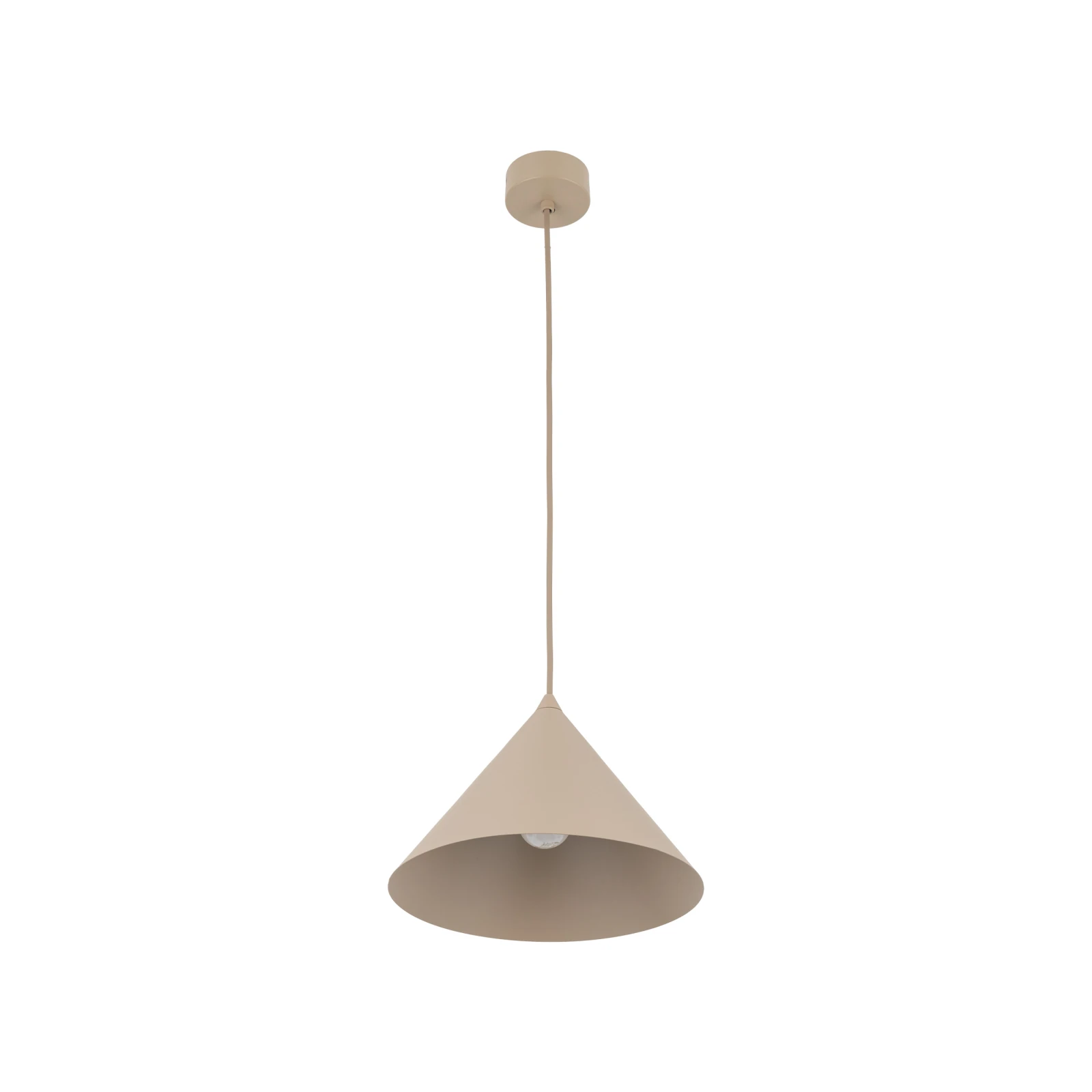 Pendant light M – cone shape, salmon, E27
