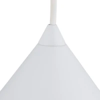 CONO M pendant light – cone shape, white, E27 - Image 4