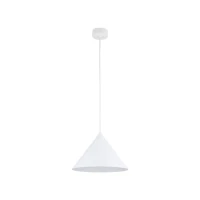 CONO M pendant light – cone shape, white, E27 - Image 1