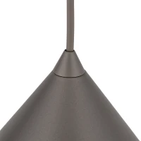 Pendant light M – conical, brown, E27 - Image 4