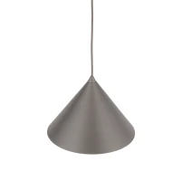 Pendant light M – conical, brown, E27 - Image 5